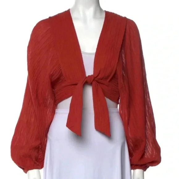 Zimmerman balloon sleeve top size 2 NWT